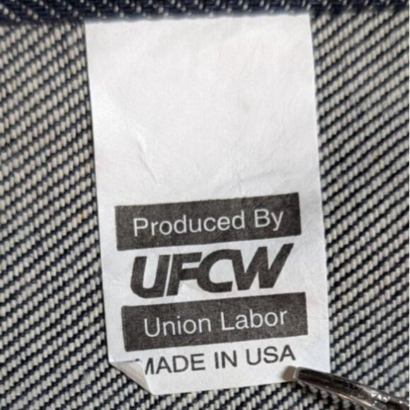 Postal Denim Apron With Pockets Postal Worker Union Made In USA Adult One Size - Picture 4 of 7